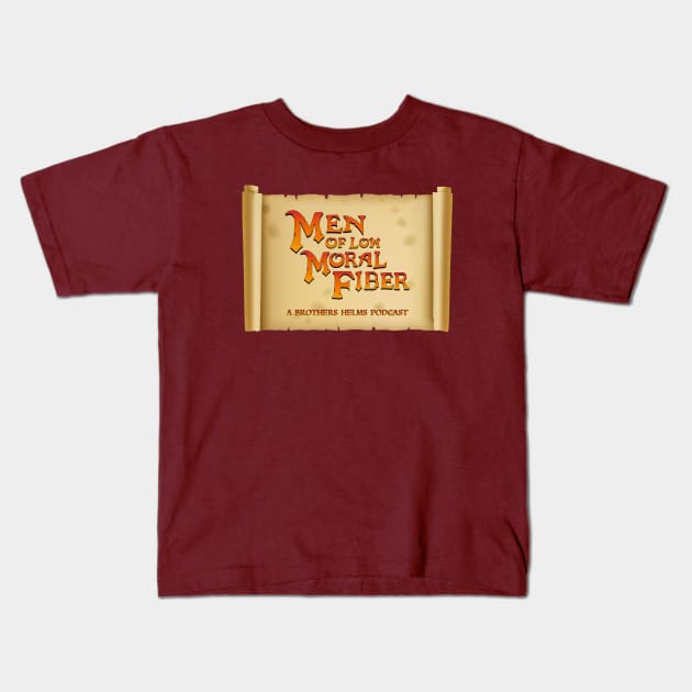 Monkey Island MOLMF Kids T-Shirt by menoflowmoralfiber